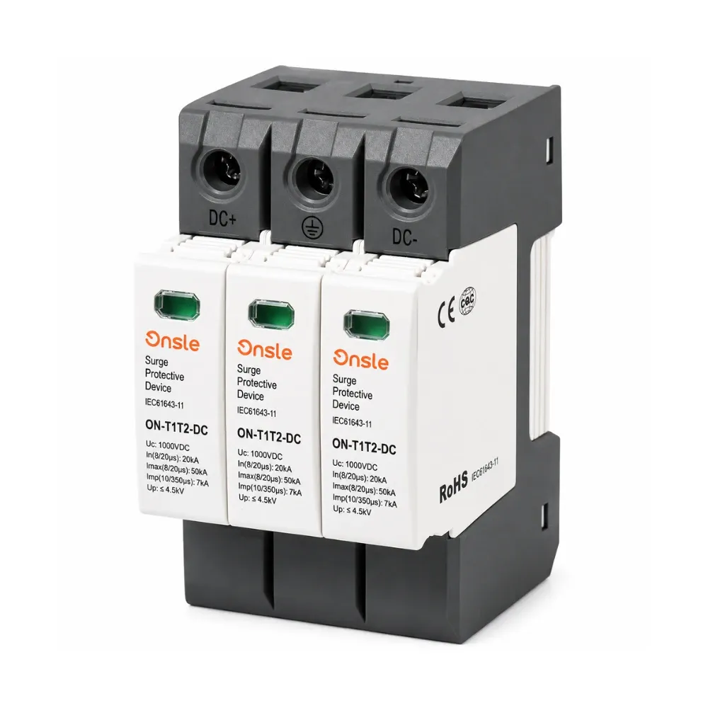 ON-T1T2-DC3P T1+T2 PV DC Surge Protective Device