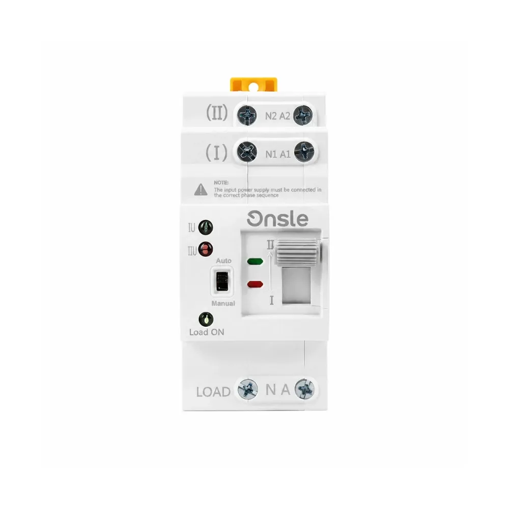 ONAT1-100 Solar Automatic Transfer Switch 2P for PV Inverter and City Power