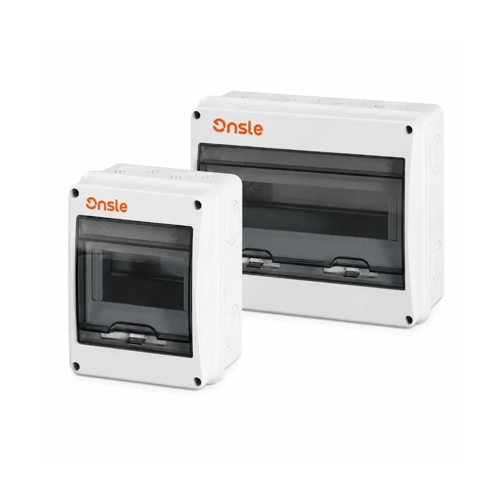 ONDB1S Compact Vertical-Opening IP65 Distribution Box Enclosure 2-24 Circuits