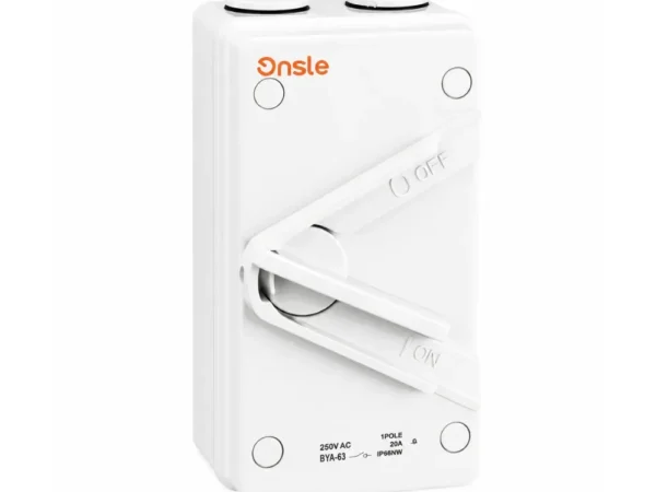 ONF1AC AC Isolation Switch 20A-63A, 1P-3P, IP66