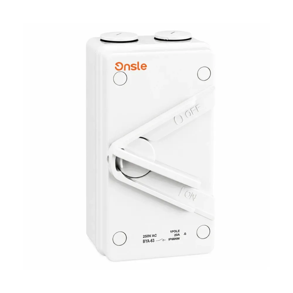 ONF1AC AC Isolation Switch 20A-63A, 1P-3P, IP66
